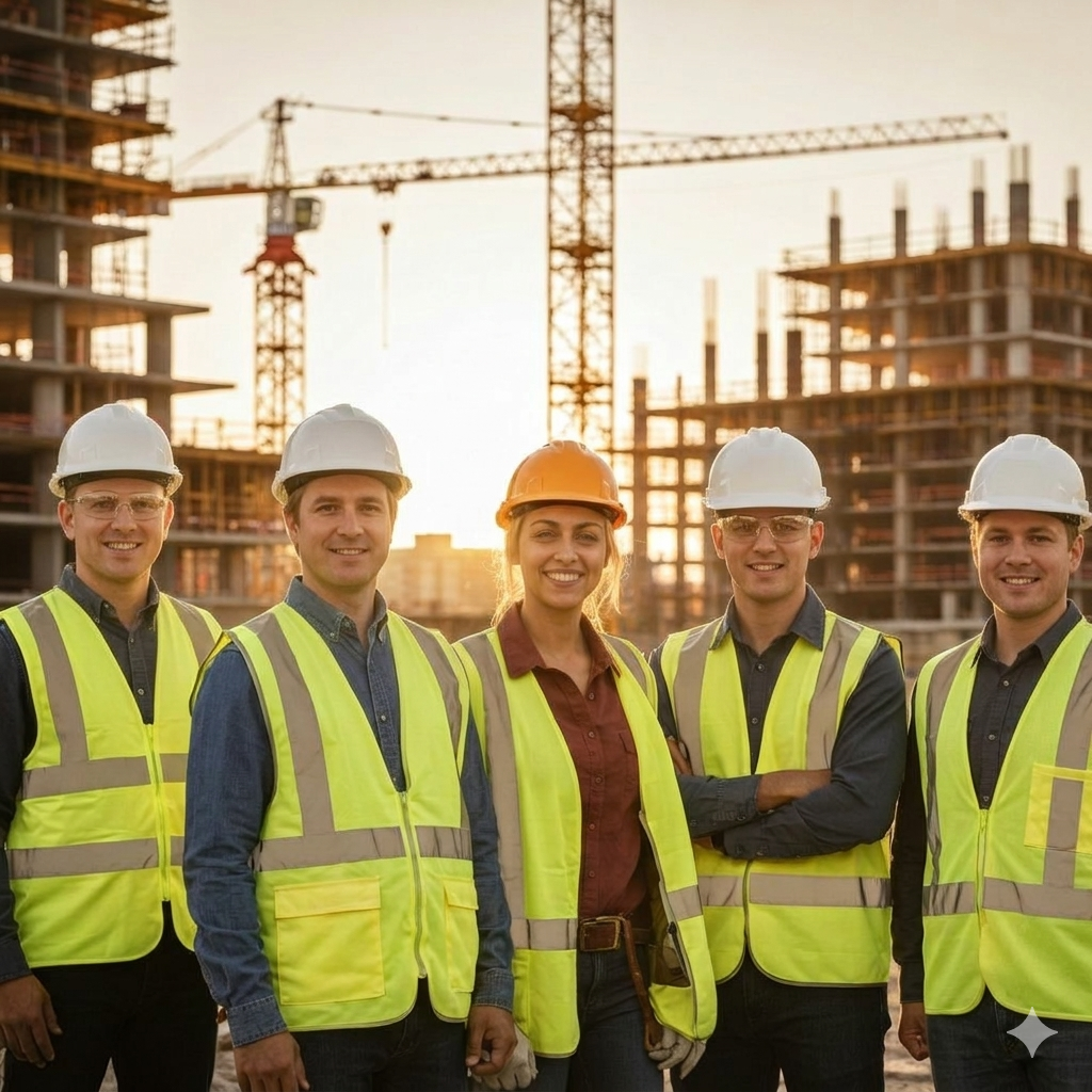 DNA Development Inc. team at a project site